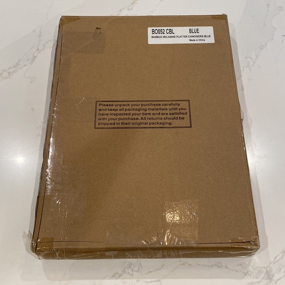 NWT Ballard Design Bamboo Melamine Platter - Picture 6 of 6